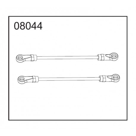 08044 - Lien supérieur arrière [2pcs]