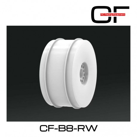 CF-B8-RW - Jante Buggy 1/8 blanche [1paire]