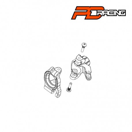 PD861-006 - Étrier + porte fusée avant droit [1set]
