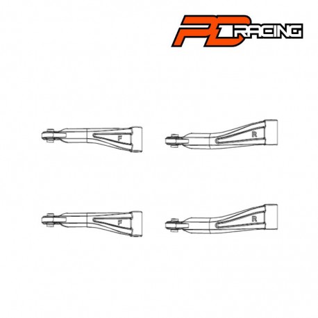 PD861-009 - Triangle supérieur avant/arrière [1set]