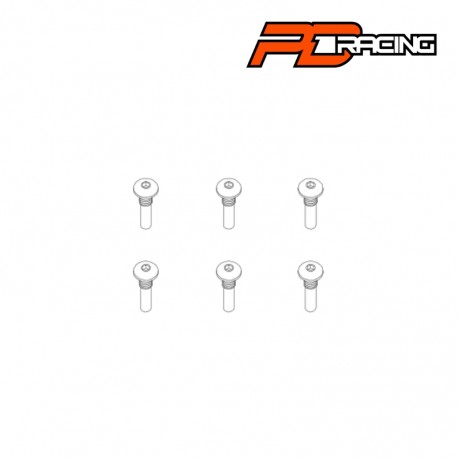 PD861-078 - Axe de porte fusée avant HM5x21mm [6pcs]