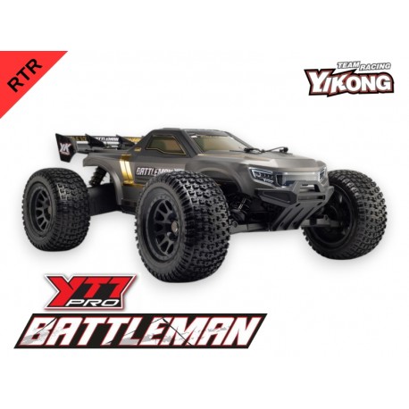 YT7 PRO RTR - Truggy BATTLEMAN 1/7 gris mat/gold