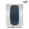 B8-4-CLAY - Pneu buggy 1/8 Clay [1paire]