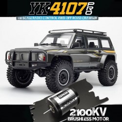 YK4107 PRO - Crawler 1/10 Nissan Patrol Glossy Gray [RTR]