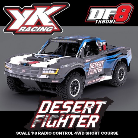 DF8 RTR - Trail Breaker 1/8 gris/blanc/bleu
