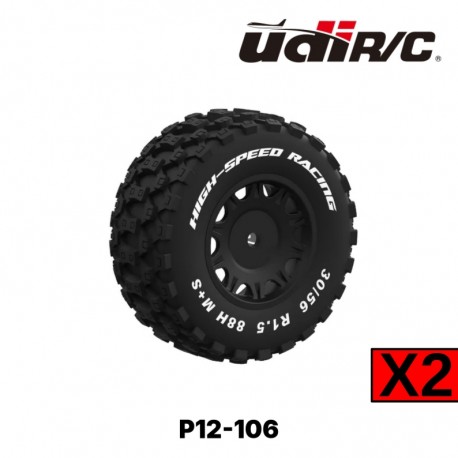 P12-106 - Roue Short Course [2pcs]