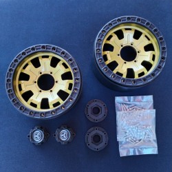 MT8-R100-GOLD - Jante MT Beadlock Or [4pcs]