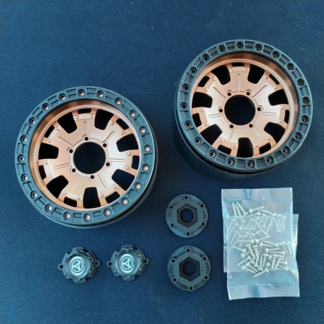 MT8-R100-COPPER - Jante MT Beadlock Cuivre [4pcs]