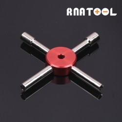 5616 - Clé en croix  pour écrous 4/5,5/7/8mm [1pc]