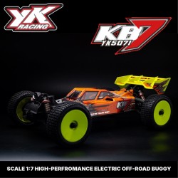 KB7 RTR - Buggy 1/7 électrique Orange