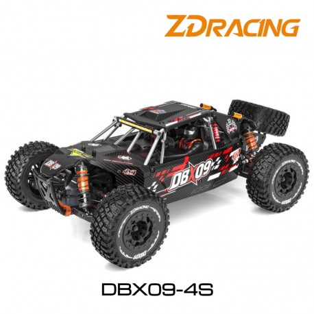 DBX09 4S RTR - Desert Buggy 1/9 brushless Rouge