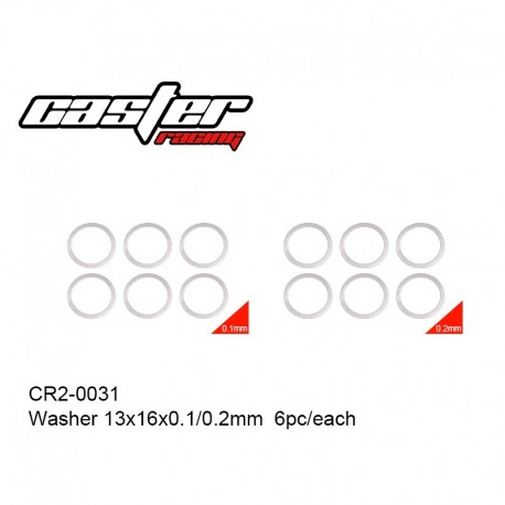 CR2-0031 - Rondelle de calage de différentiel [6+6pcs]