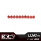 K1-12202M - Boule de chape alu rouge [10pcs]