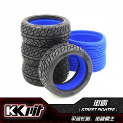 KKPIT STREET FIGHTER - Pneus + insert + jante 1/8 GT [1set]