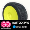 GQ Mattock Ultra Soft - pneus 1/8 buggy collé [1paire]