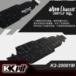 K2-20001M - Châssis Alien alu 7075-T6 4mm [1pc]