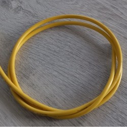 Câble silicone 12AWG jaune [1m]