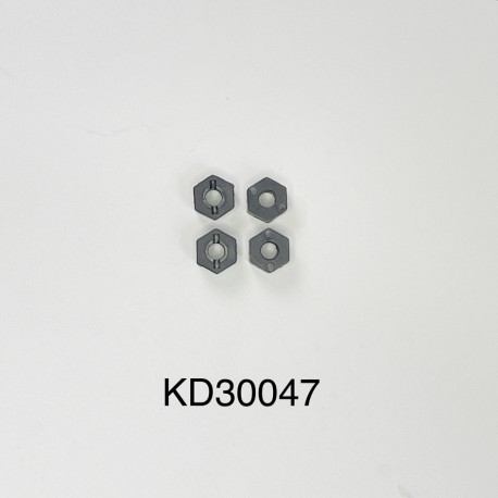 KDM-30047 - Hexagone de roue 12mm [4pcs]