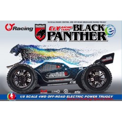 BLACK PANTHER S FLUX - Truggy électrique 1/8 [ARR]