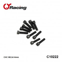 C10222 - Vis tête cylindrique CHC M3,5X14mm [10pcs]