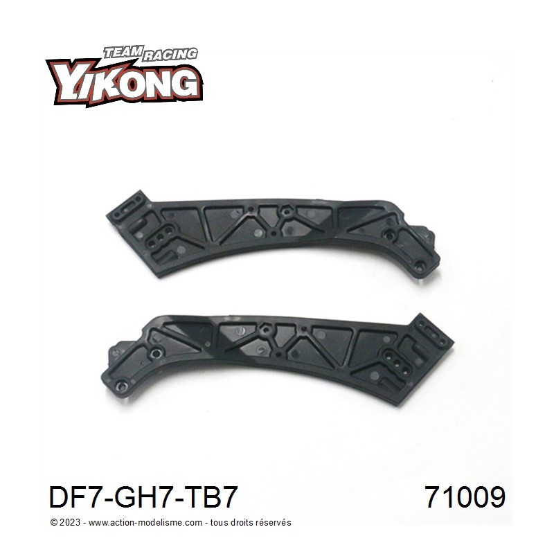 YIKONG racing YK-71009 - Support d'amortisseur arrière