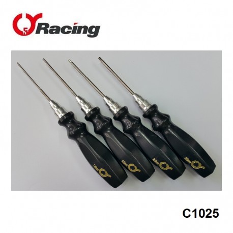 C1025 - Tournevis Titane hexagonal 1,5/2/2,5/3mm [1set]