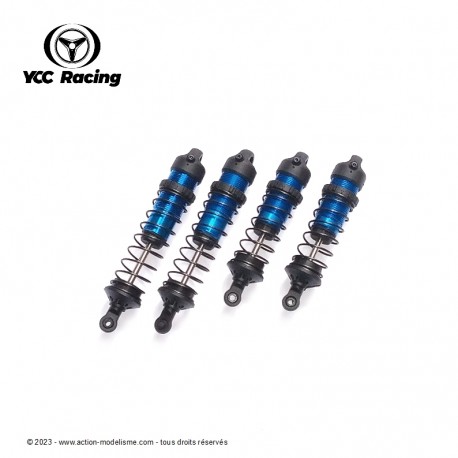 YCC- Amortisseur à émulsion AV/AR 1/10 Bleu [1set]