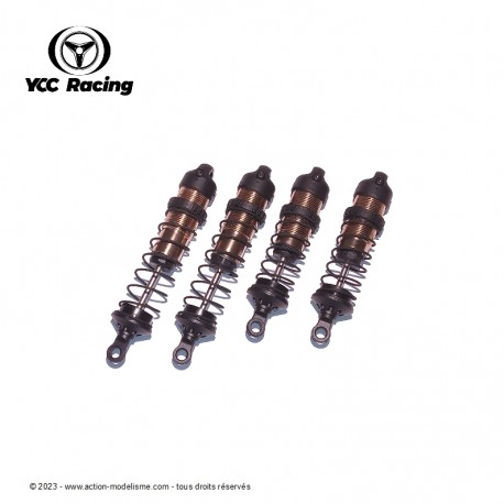 YCC- Amortisseur à émulsion AV/AR 1/10 Gold [1set]
