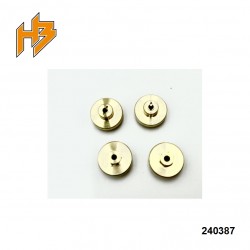 240387 - Hexagone de roue laiton +10mm [4pcs]
