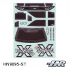 HN9095-ST - Stickers de carrosserie MARS X [1pc]