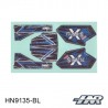 HN9135-BL - Stickers d'aileron MARS X bleu [1pc]
