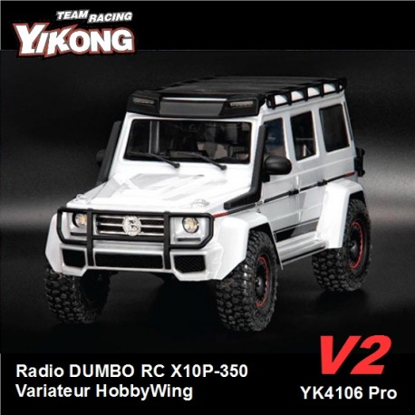 YK4106PRO - Crawler 1/10 Pearl White [RTR]