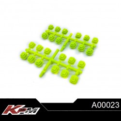 P80212-Y - Inserts de cales de triangles inférieurs AV/AR [1set]