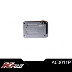 P080411K - Couvercle de boite radio alu [1pc]