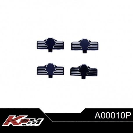 P080401K - Supports d'axes de renvois de direction alu [4pcs]