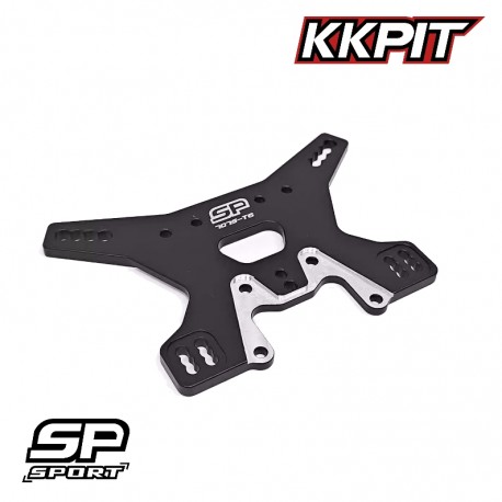 K1-10918M-SP - Tour d'amortisseur AR alu 7075-T6 4mm Noir [1pc]