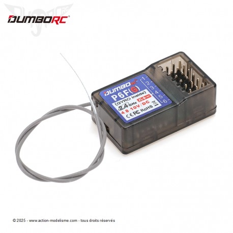 P6FG - Récepteur 6CH 2.4ghz + Gyroscope