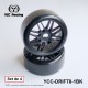 YCC-DRIFT8-BK - Pneus Drift 1/8 [1set]