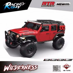 Crawler 1/10 JEEP Rubicon Rouge [RTR]