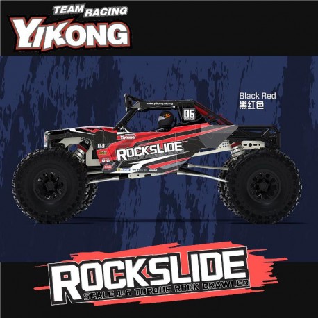 YK4061 - Crawler Brushless 1/6 Black Red [RTR]