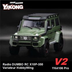 YK4106PRO V2 - Crawler 1/10 Mercedes Pearl White [RTR]