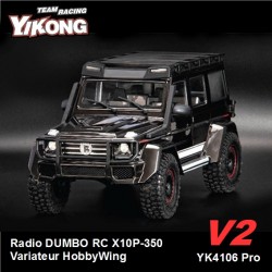YK4106PRO V2 - Crawler 1/10 Mercedes Carbon Gray [RTR]