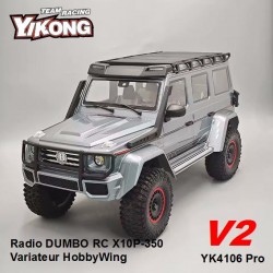 YK4106PRO V2 - Crawler 1/10 Mercedes Cement Gray [RTR]