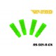 RS-921-R-GN - Protections de tiges d'amortisseurs arrière 1/8 Verte [4pcs]