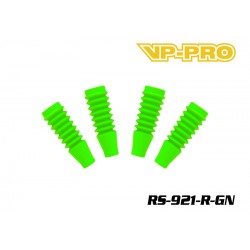 RS-921-R-GN - Protections de tiges d'amortisseurs arrière 1/8 Verte [4pcs]