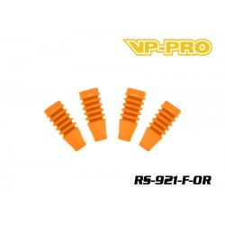 RS-921-F-OR - Protections de tiges d'amortisseurs avant 1/8 Orange [4pcs]
