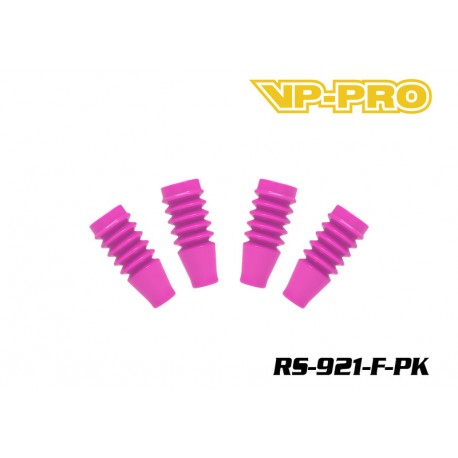 RS-921-F-PK - Protections de tiges d'amortisseurs avant 1/8 Rose [4pcs]