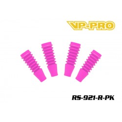 RS-921-R-PK - Protections de tiges d'amortisseurs arrière 1/8 Rose [4pcs]