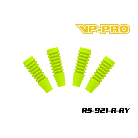 RS-921-R-RY - Protections de tiges d'amortisseurs arrière 1/8 Jaune [4pcs]