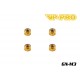 GN-M3 - Écrou Nylstop M3 acier Gold [20pcs]